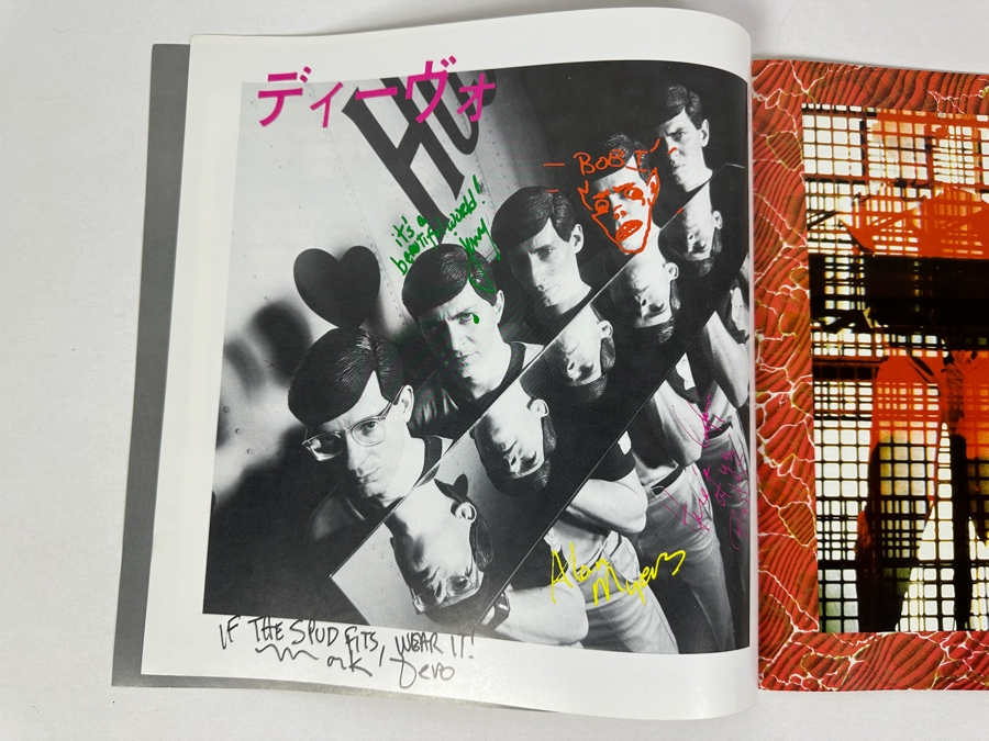 Rare DEVO New Traditionalists 1981 Official Concert Tour Program With Unpunched Paper Dolls 11.75 X 11.75 [Photo 4]