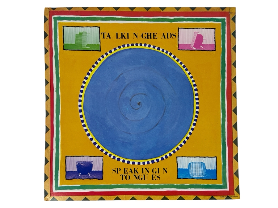 Talking Heads - Speaking In Tongues 'Album Flats' Promotional Record Store Album Cover Artwork For Promoting Albums Intended To Hang On The Wall (No Record) 12.25 X 12.25 [Photo 1]