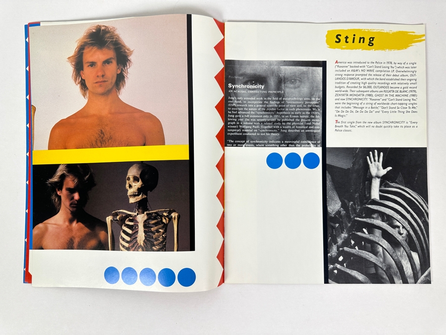 The Police Official Concert Tour Program 1983 11 X 14 [Photo 4]