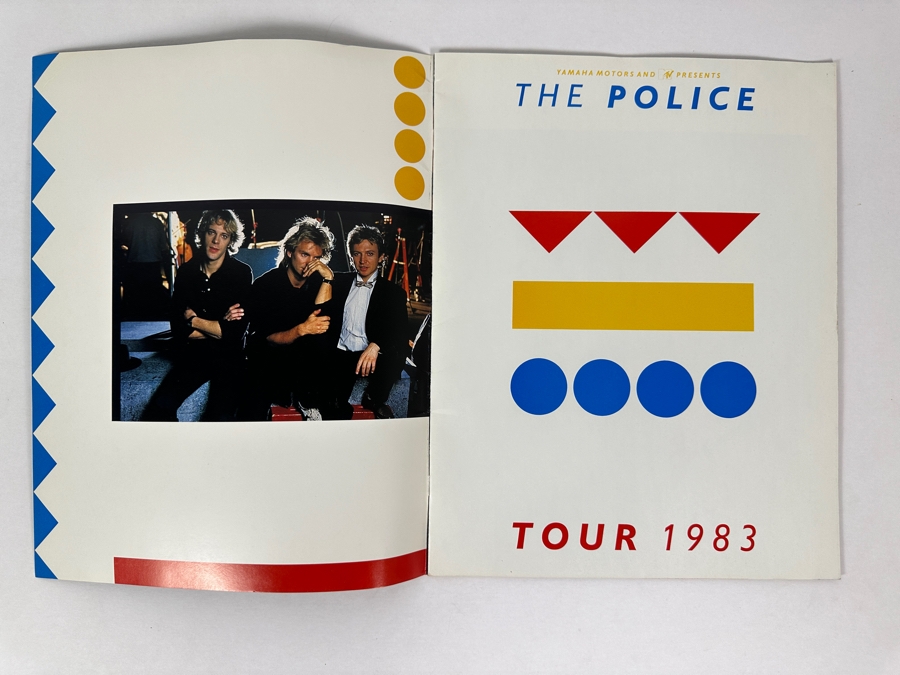 The Police Official Concert Tour Program 1983 11 X 14 [Photo 2]