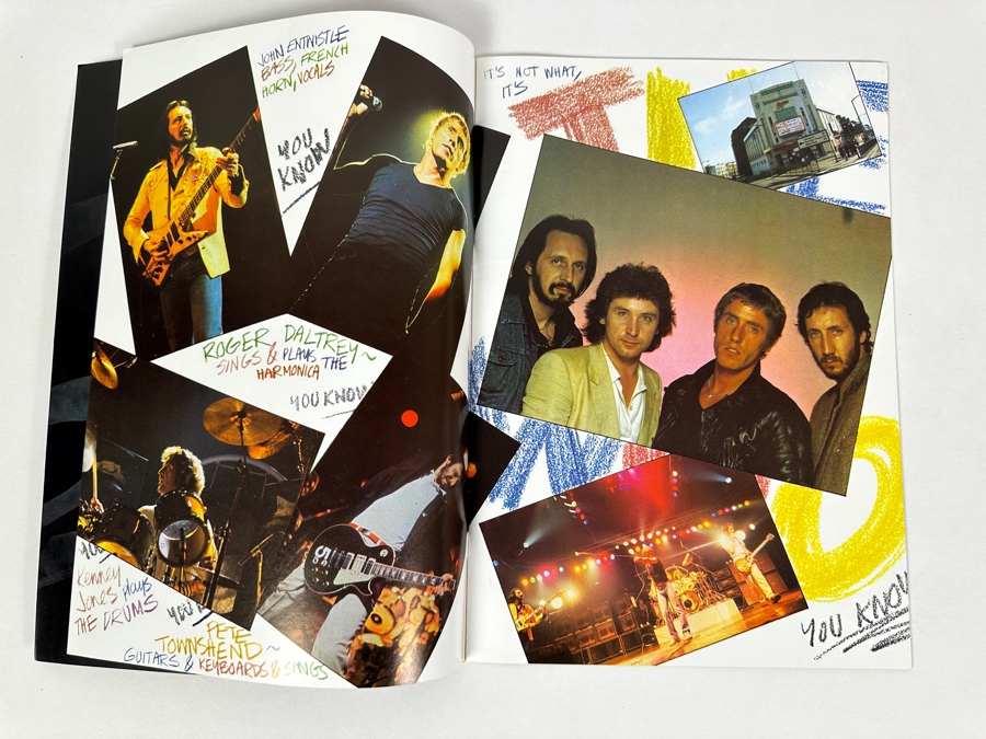 The Who Official Concert Program 1980 [Photo 3]