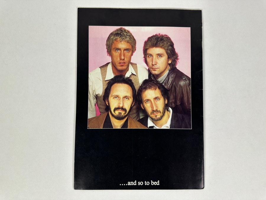 The Who Official Concert Program 1980 [Photo 5]