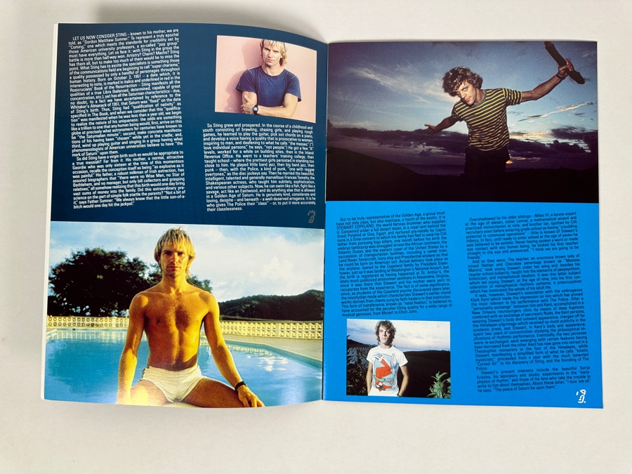 The Police Ghost In The Machine Tour '81-'82 Official Concert Tour Program 9.25 X 12 [Photo 3]