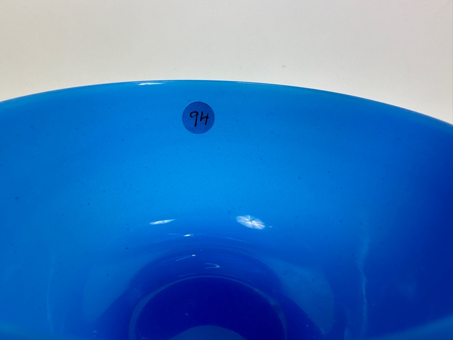 Just Added - Antique Opaline Glass: Blue Opaline Glass Collection Estimate $300 [Photo 3]