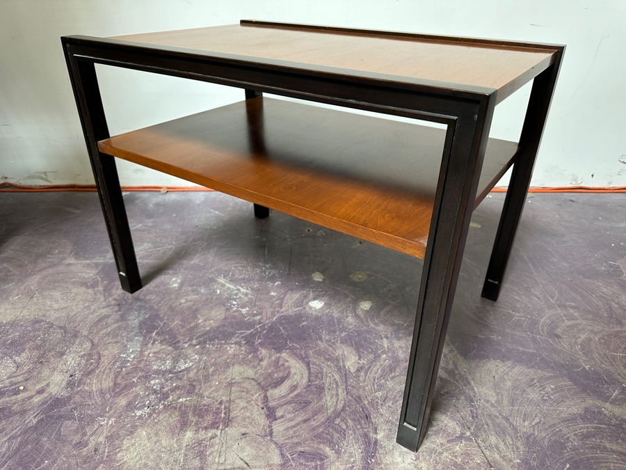 Just Added - Vintage Mid-Century Modern Edward Wormley For Dunbar Furniture Corporation Two-Tier Side Table No. 561 [Photo 4]
