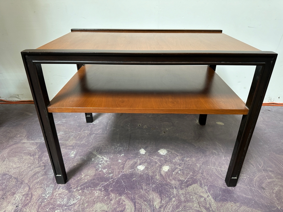 Just Added - Vintage Mid-Century Modern Edward Wormley For Dunbar Furniture Corporation Two-Tier Side Table No. 561 [Photo 5]