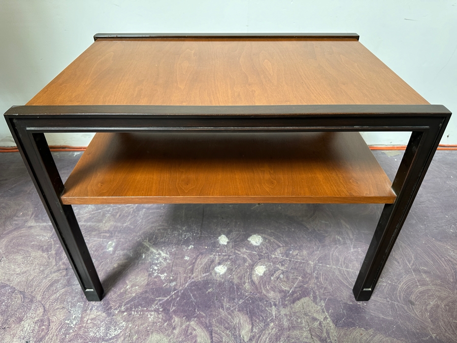 Just Added - Vintage Mid-Century Modern Edward Wormley For Dunbar Furniture Corporation Two-Tier Side Table No. 561 [Photo 7]