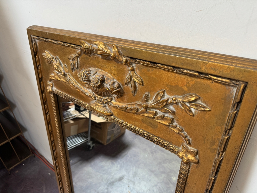 Just Added - Vintage Gilt Wall Mirror 30 X 51 [Photo 3]