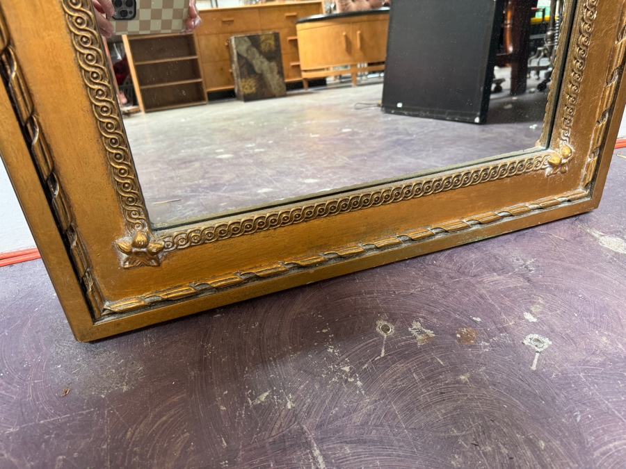 Just Added - Vintage Gilt Wall Mirror 30 X 51 [Photo 4]