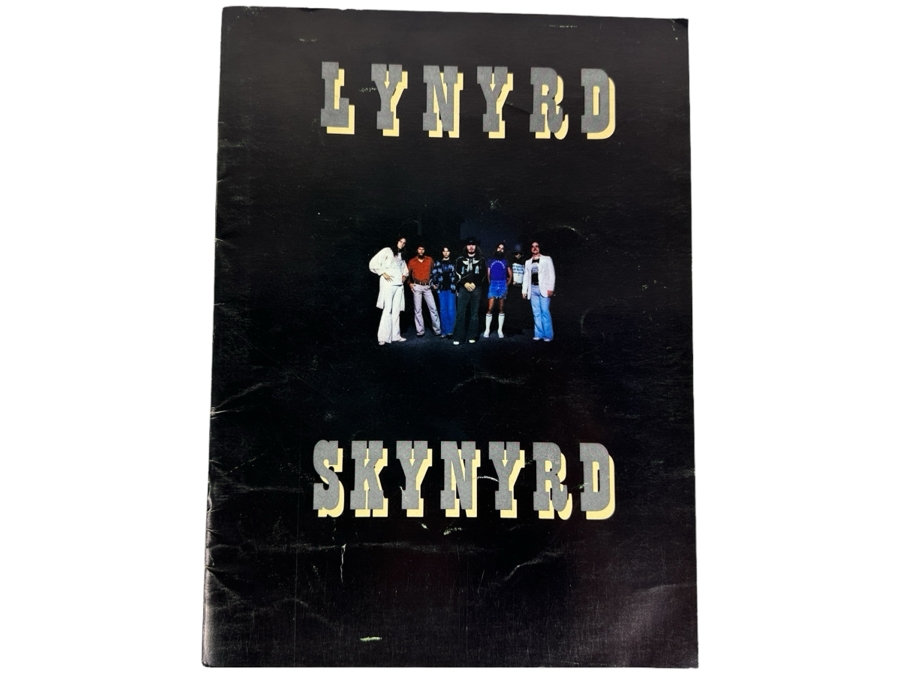 JUST ADDED - Vintage Lynyrd Skynyrd Official Concert Tour Program 9 X 12.5