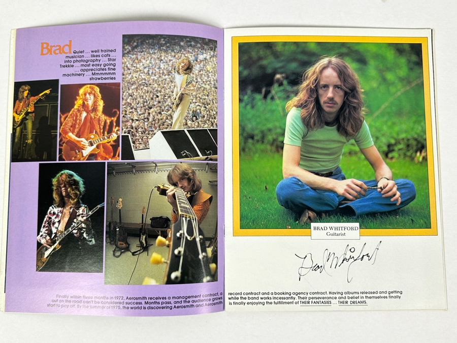 JUST ADDED - Vintage 1977 Aerosmith Official Concert Tour Program 8.5 X 11 [Photo 5]