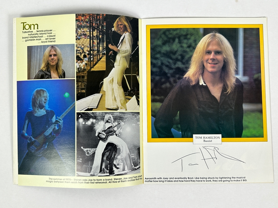 JUST ADDED - Vintage 1977 Aerosmith Official Concert Tour Program 8.5 X 11 [Photo 3]
