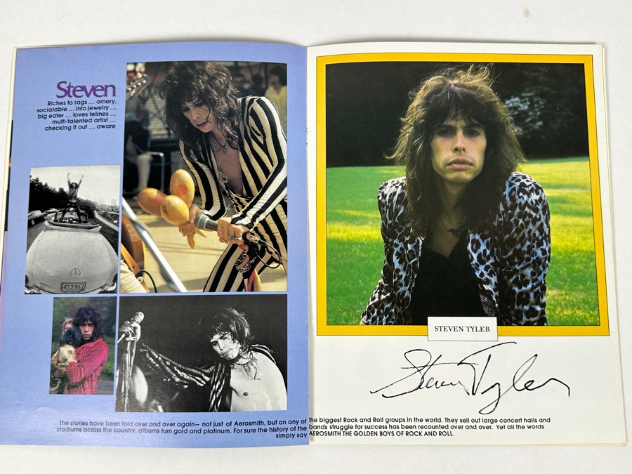 JUST ADDED - Vintage 1977 Aerosmith Official Concert Tour Program 8.5 X 11 [Photo 7]