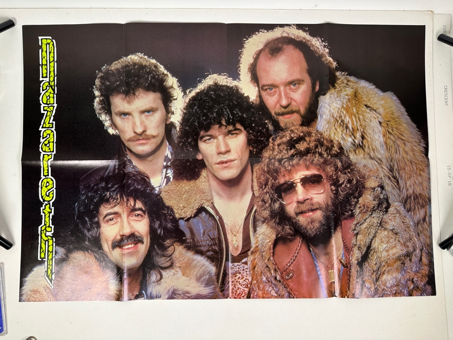 JUST ADDED - Vintage 1979 Nazareth Official Poster Program 36 X 24 [Photo 4]