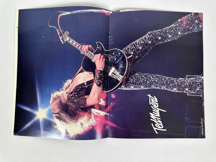 JUST ADDED - Vintage 1978 Ted Nugent Official TNT Concert Tour Program 9 X 12	 [Photo 6]