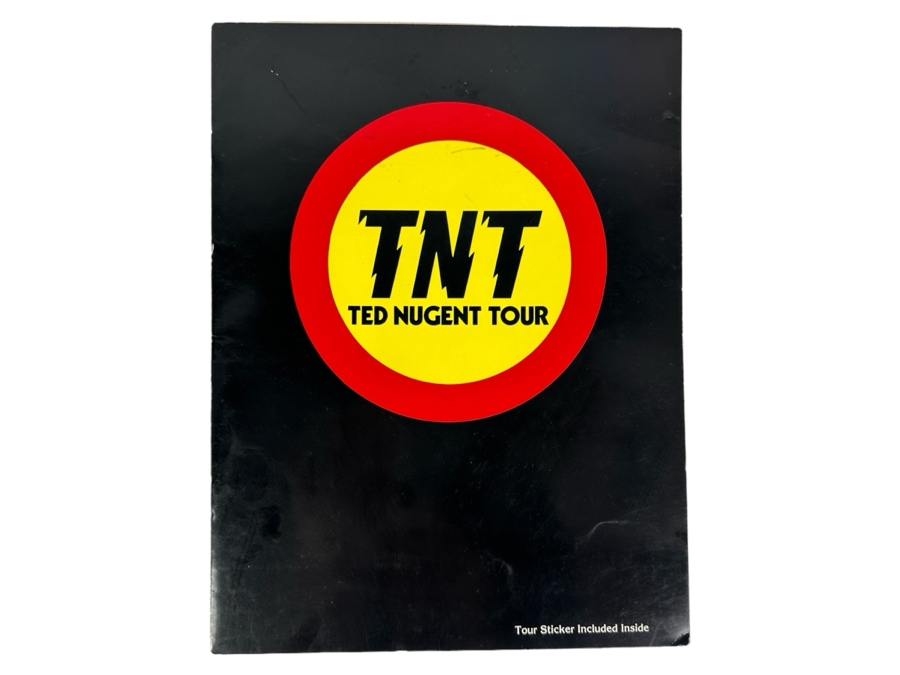 JUST ADDED - Vintage 1978 Ted Nugent Official TNT Concert Tour Program 9 X 12	