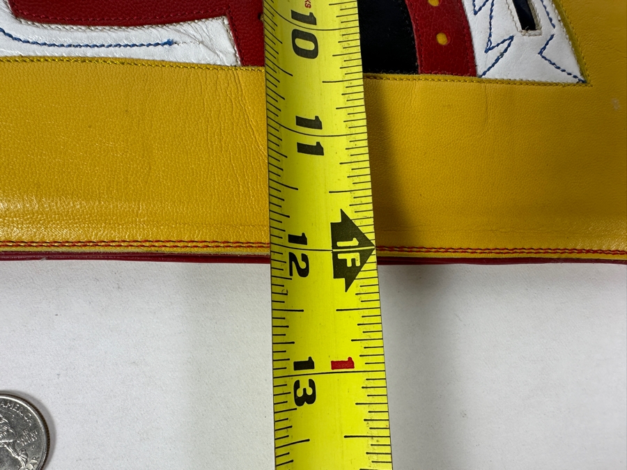 Rocketbuster Boots El Paso Texas Handmade Custom Design Leather Folio 9.5 X 12 [Photo 8]