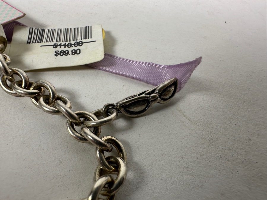 Alejandro Toussier Sterling Silver Charm Bracelet Retails $110 [Photo 5]