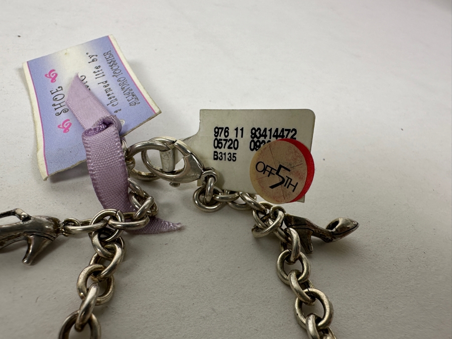 Alejandro Toussier Sterling Silver Charm Bracelet Retails $110 [Photo 7]