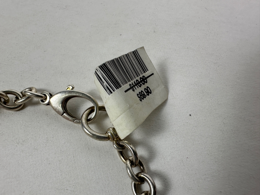 Alejandro Toussier Sterling Silver Charm Bracelet Retails $110 [Photo 5]