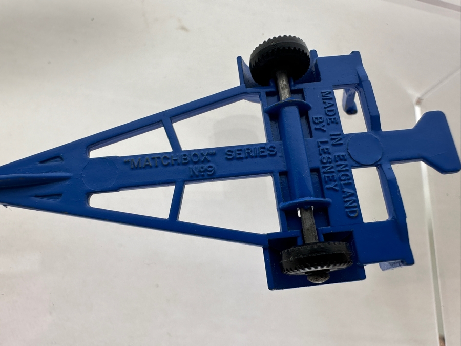 Collection Of Vintage Matchbox Series Lesney Cars: No. 69 Rolls Royce Silver Shadow Coupe 1969, NO. 38 Honda Motorcycle & Trailer And No. 9 Trailer & Boat [Photo 10]