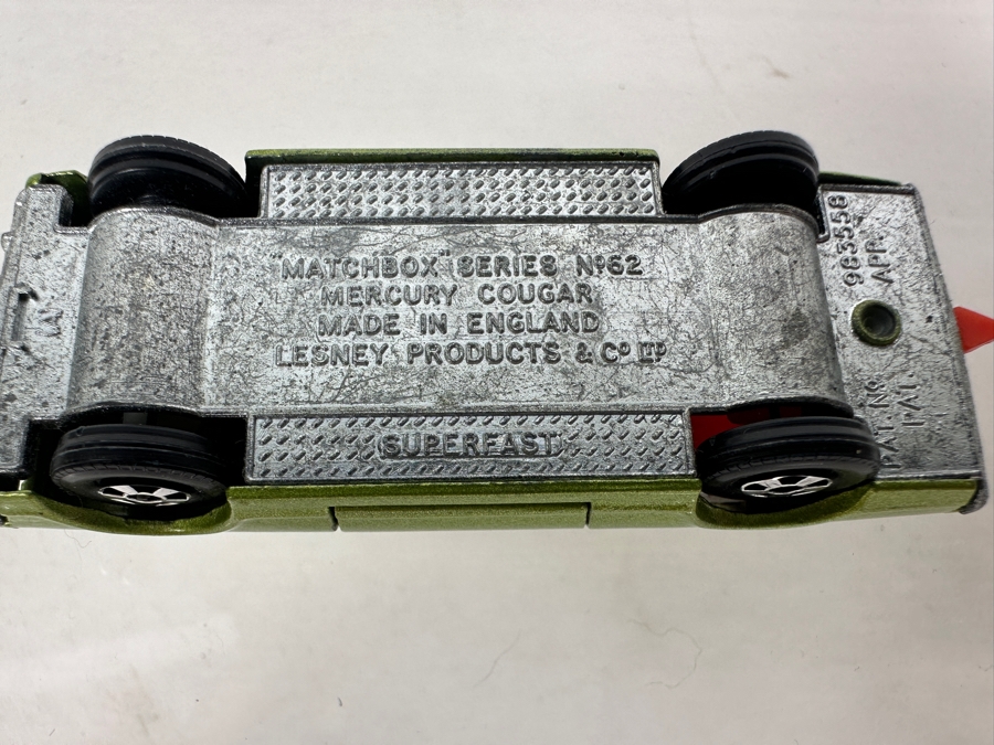 Vintage Matchbox Series No. 62 Mercury Cougar By Lesney Superfast