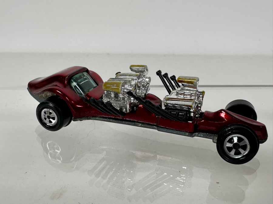Vintage Pair Of Johnny Lightning Topper Cars: Triple Threat And Vicious Vette [Photo 8]