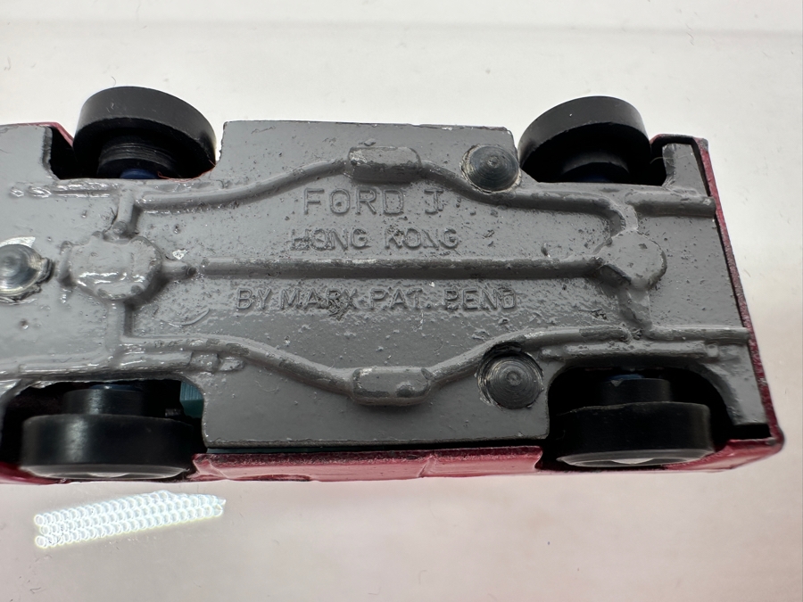 Pair Of Vintage MARX Cars: Ford J & LOLA GT [Photo 8]