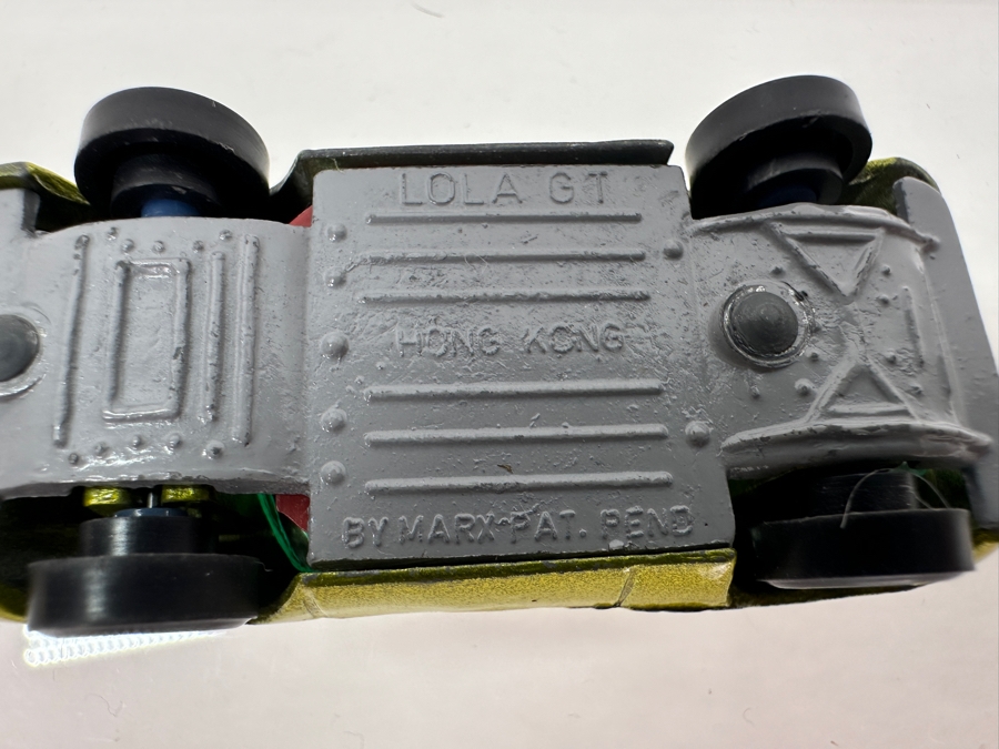 Pair Of Vintage MARX Cars: Ford J & LOLA GT [Photo 17]