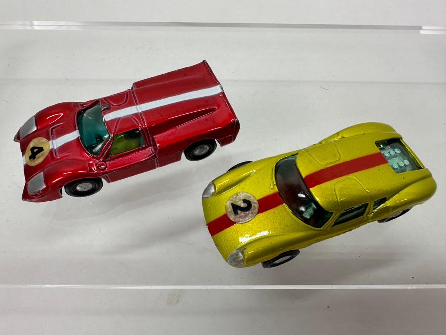 Pair Of Vintage MARX Cars: Ford J & LOLA GT [Photo 2]