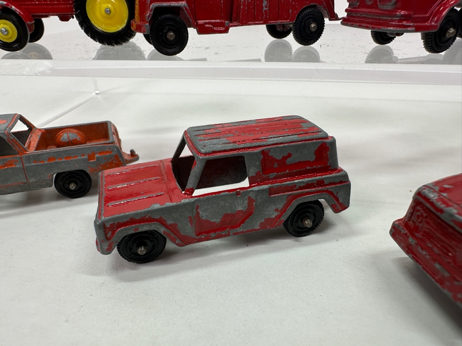 Vintage Lot Of TootsieToy Cars/Trucks/Tractor - 7 Total [Photo 3]