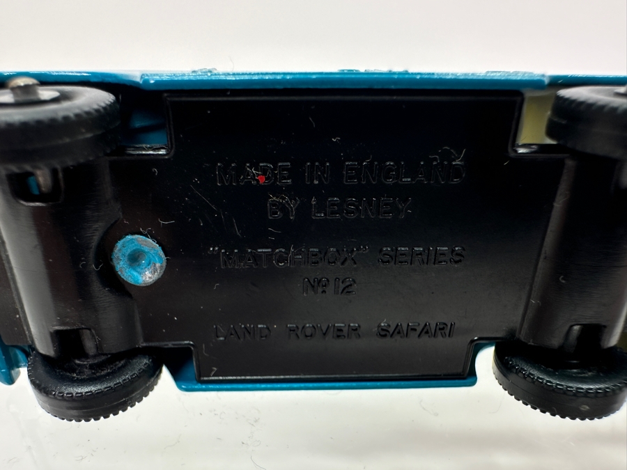 Vintage Matchbox Series By Lesney No. 12 Land Rover Safari Plus No. 23 Trailer Caravan [Photo 7]