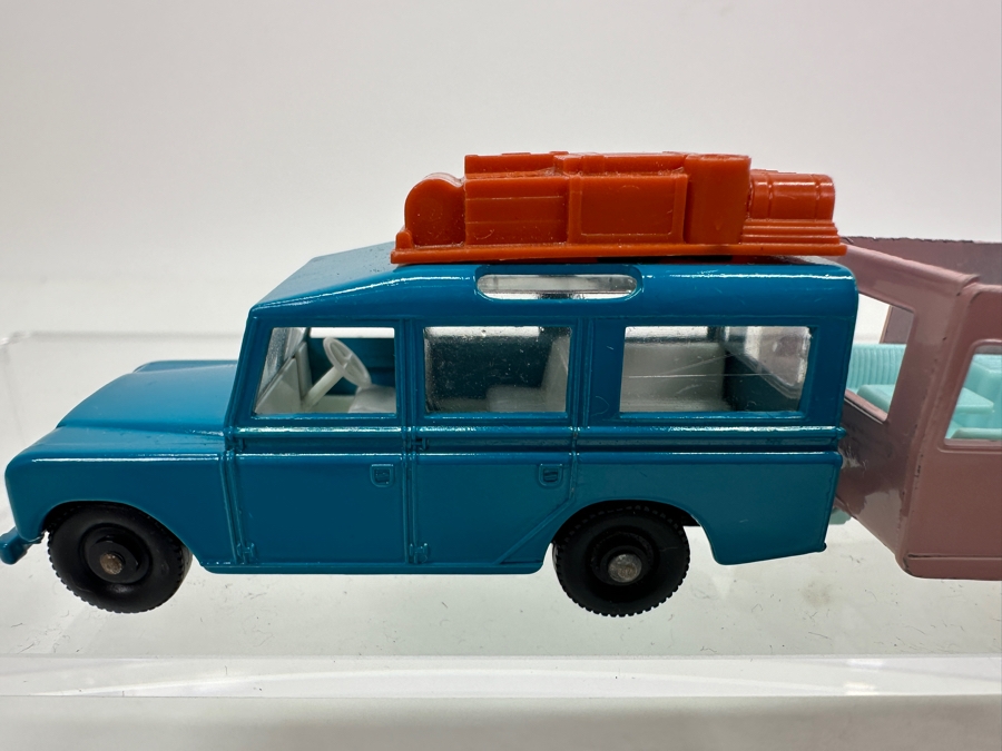 Vintage Matchbox Series By Lesney No. 12 Land Rover Safari Plus No. 23 Trailer Caravan [Photo 6]