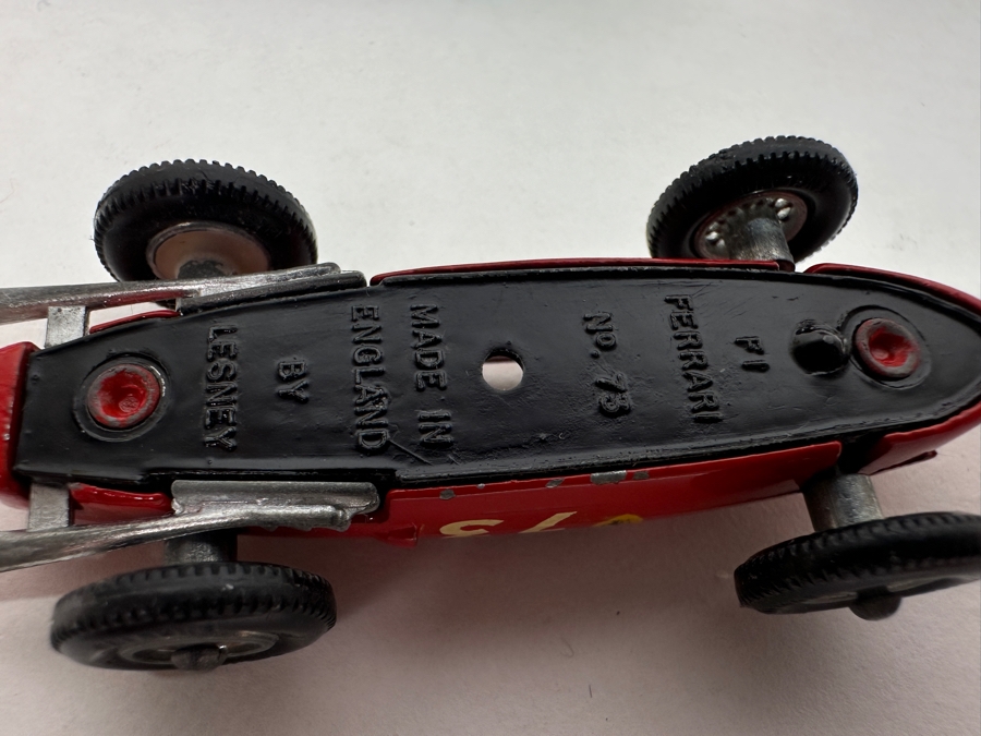 Vintage Matchbox Series By Lesney: No. 73 F1 Ferrari, No. 43 Pony Trailer, No. 35 Horse Box MK7, No. 14 ISO GRIFO, No. 64 Superfast MG 1100 Plus Budgie Toys #8 Volkswagen Sedan [Photo 8]