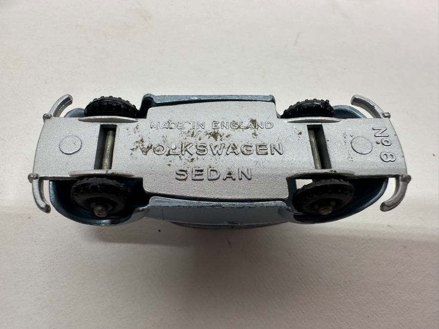 Vintage Matchbox Series By Lesney: No. 73 F1 Ferrari, No. 43 Pony Trailer, No. 35 Horse Box MK7, No. 14 ISO GRIFO, No. 64 Superfast MG 1100 Plus Budgie Toys #8 Volkswagen Sedan [Photo 11]