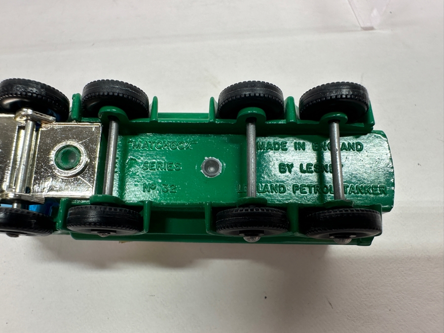 Vintage Matchbox Series By Lesney: No. 5 Routemaster Bus, No. 74 Daimler Bus, No. 32 Leyland Petrol Tanker, No. 61 Alvis Stalwart, Husky Guy Warrior Truck [Photo 12]