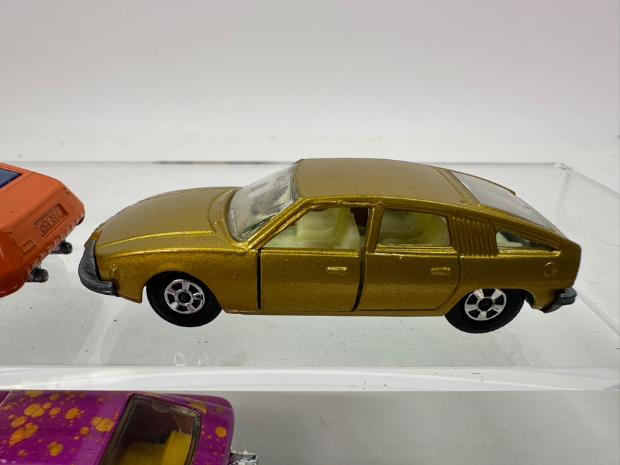 Vintage Matchbox Series Superfast Cars: 1969 BMC 1800 Pininfarina, 1970 No. 30 Beach Buggy, 1973 No. 3 Monteverdi Hai [Photo 4]