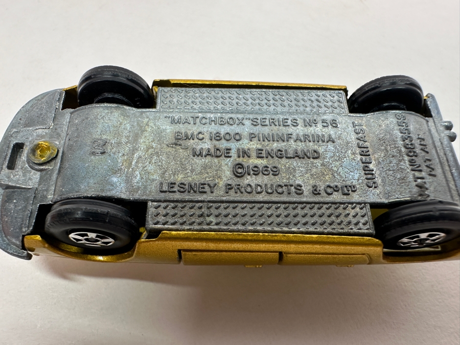 Vintage Matchbox Series Superfast Cars: 1969 BMC 1800 Pininfarina, 1970 No. 30 Beach Buggy, 1973 No. 3 Monteverdi Hai [Photo 6]