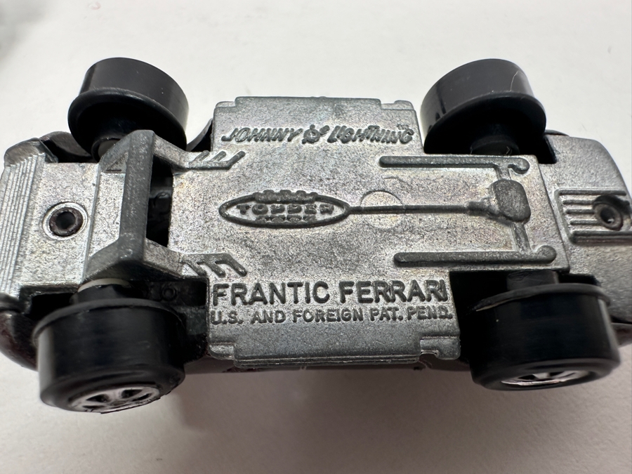 Four Vintage 1960s/70s Johnny Lightning Topper Redline Cars: Custom Turbine, Frantic Ferrari, Custom Dragster & Sand Stormer [Photo 11]