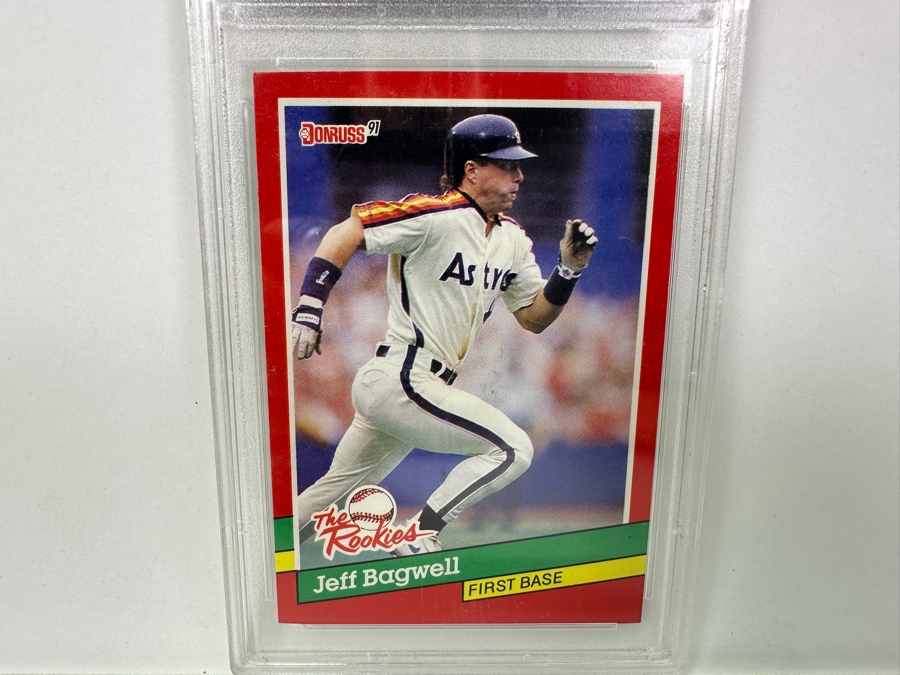 1991 Donruss Rookies Jeff Bagwell #30 MINT 9 PSA Graded Baseball Card [Photo 2]