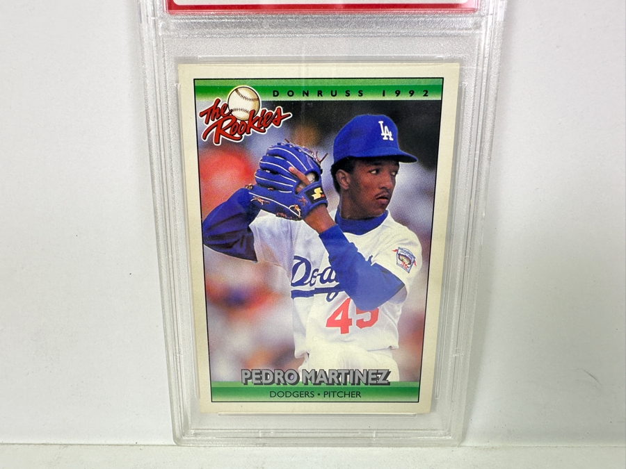 1992 Donruss Rookies Pedro Martinez #69 MINT 9 PSA Graded Baseball Card [Photo 2]