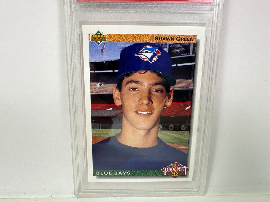 1992 Upper Deck Shawn Green #55 MINT 9 PSA Graded Baseball Card [Photo 2]