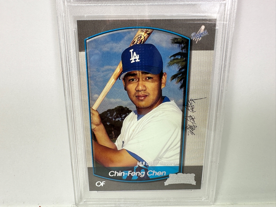 2000 Bowman Draft Picks Chin-Feng Chen #17 MINT 9 PSA Graded Baseball Card [Photo 2]