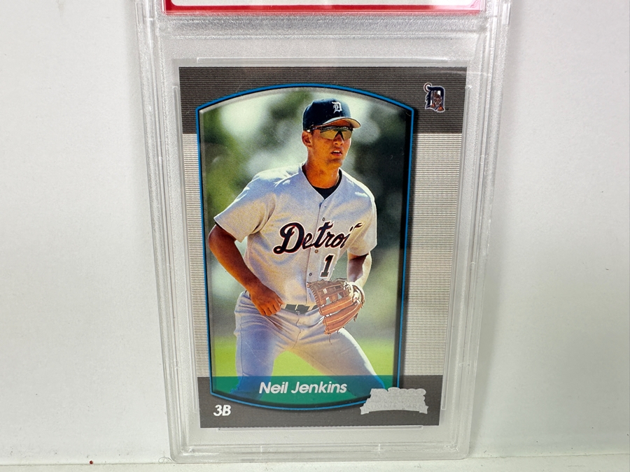 2000 Bowman Draft Picks Neil Jenkins #53 MINT 9 PSA Graded Baseball Card [Photo 2]