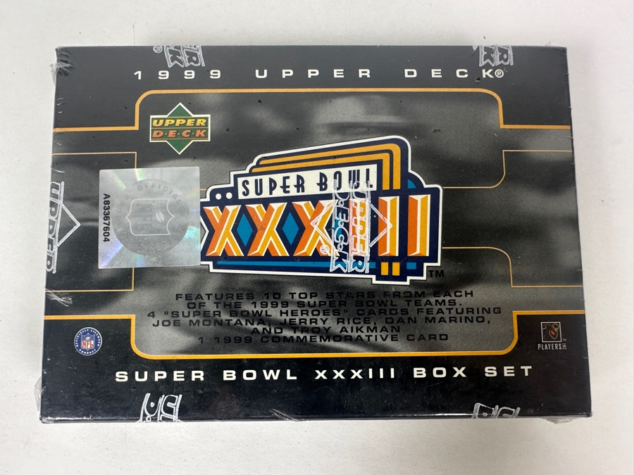 Super Bowl XXXIII Box Set 1999 Upper Deck NFL Football Cards Factory Sealed [Photo 1]