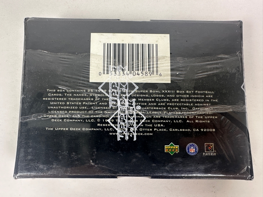 Super Bowl XXXIII Box Set 1999 Upper Deck NFL Football Cards Factory Sealed [Photo 4]