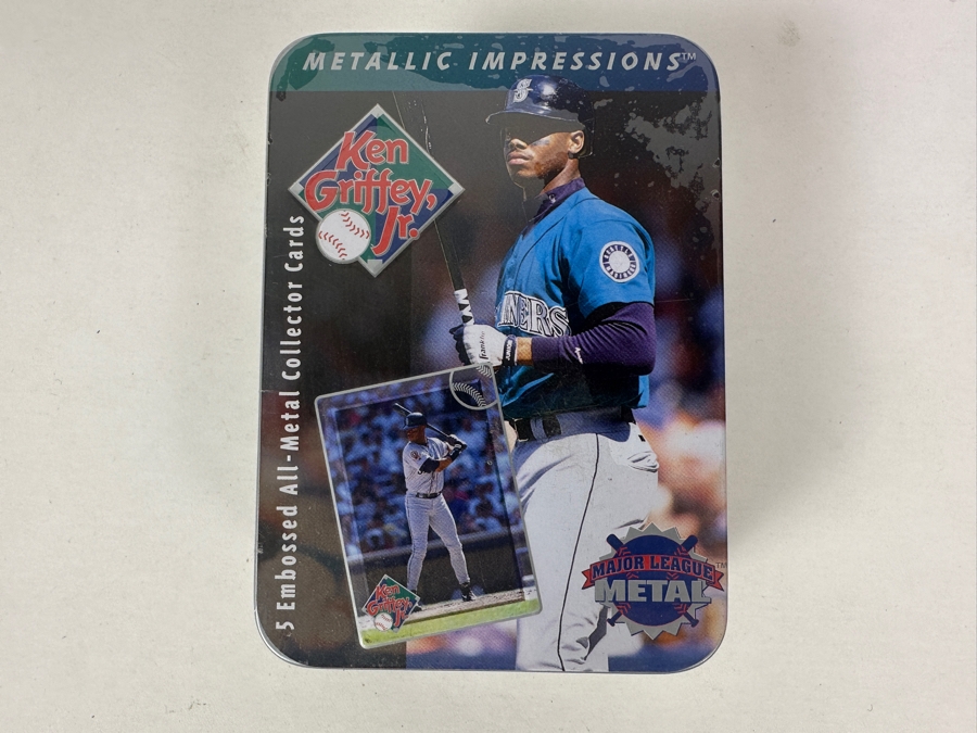 Ken Griffey Jr. Metallic Impressions Baseball Cards Factory Sealed [Photo 1]