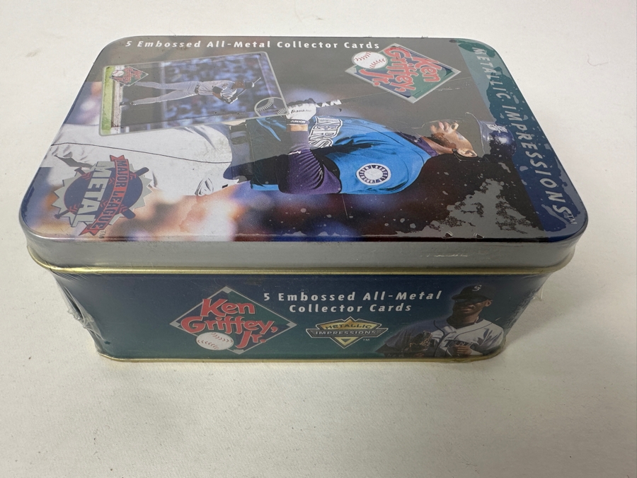 Ken Griffey Jr. Metallic Impressions Baseball Cards Factory Sealed [Photo 3]