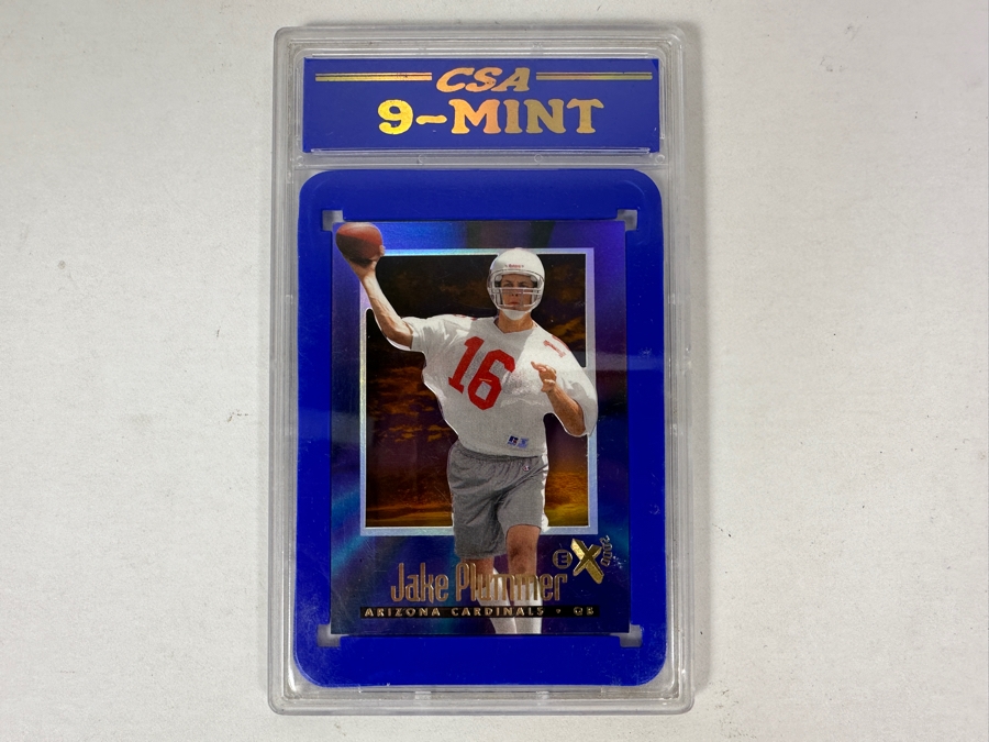 1997 Jake Plummer EX-2000 Rookie Card Arizona Cardinals CSA Graded 9