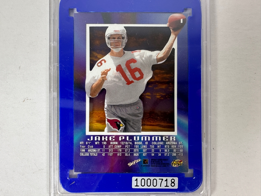 1997 Jake Plummer EX-2000 Rookie Card Arizona Cardinals CSA Graded 9 [Photo 4]
